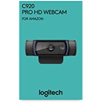 Los mejores  - Logitech C920 HD Pro Webcam- Videoconferencias 1080P FULL HD 1080p-30 fps- Sonido Estéreo- Corrección de Iluminación HD…